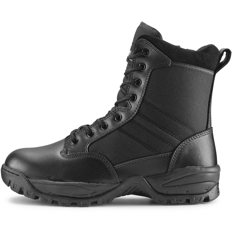 TAC FORCE 8 Women s Black Waterproof Tactical Boot with Zipper