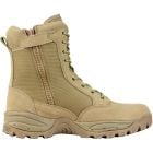 TAC FORCE 8" Men's Tan Suede Tactical Boot with Zipper