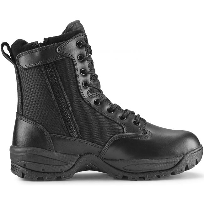 TAC FORCE 8" Men's Black Tactical Boot with Zipper